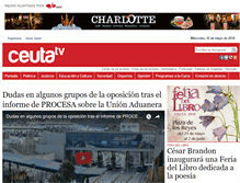 Tablet Screenshot of ceutatv.com